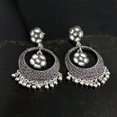 Woma Oxidised Plated Dangler Earrings  - 1318333