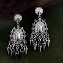 Woma Oxidised Plated Dangler Earrings  - 1318341
