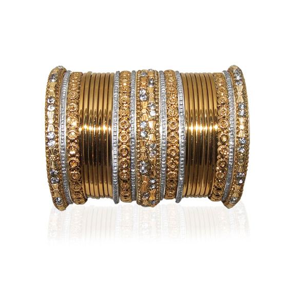 Vivant Charms Austrian Stone Traditional Bangle Set - 1401310_2.6