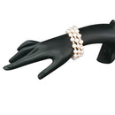 Apurva Pearls Gold Plated Pearl Austrian Stone Bracelet - 1401419A