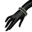 Urthn Black Beads Austrian Stone Bracelet - 1401427E