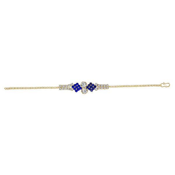 Eugenia Blue Austrian Stone Gold Plated Bracelet - 1401709