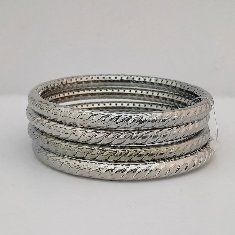 Urthn Gold And Silver Plated Bangle Sets