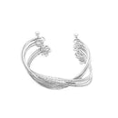 Urthn Silver Plated Adjustable Kada - 1402004C