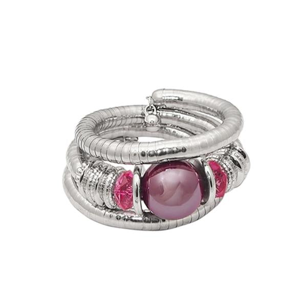 Urthn Rhodium Plated Adjustable Kada - 1402010A