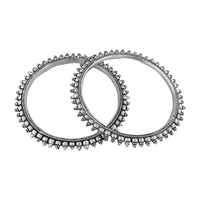 Urthn Oxidised Plated Bangles Set