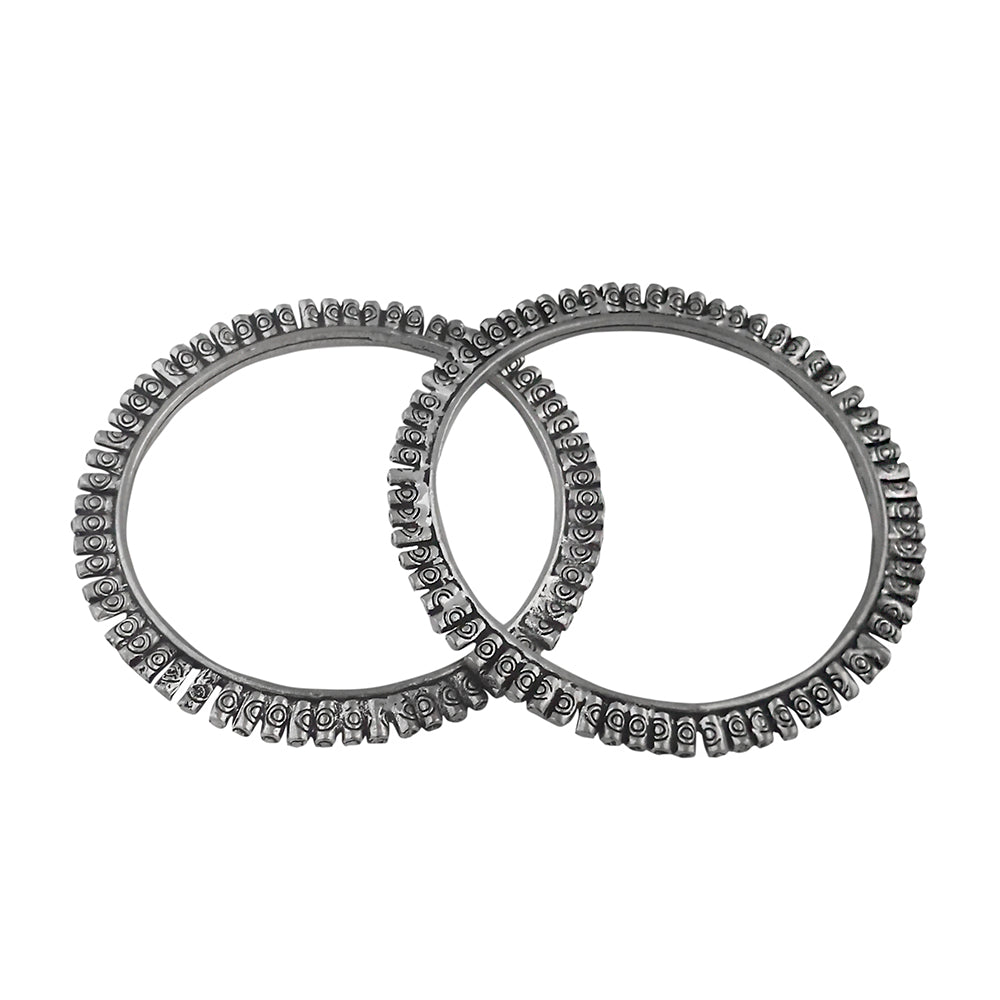 Urthn Oxidised Plated Bangles Set