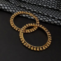 Urthn Gold Plated Bangles Set