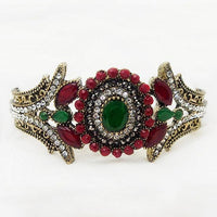 Urthn Antique Gold Plated Austrian Stone Kada - 1402504A