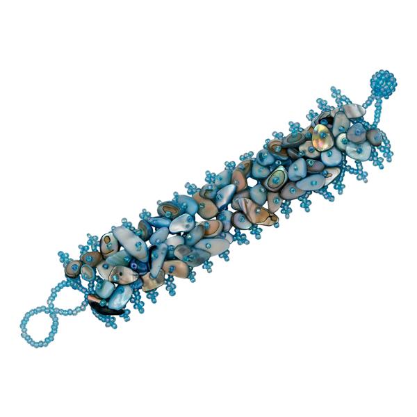 Urthn Blue Beads Bracelet - 1402701E