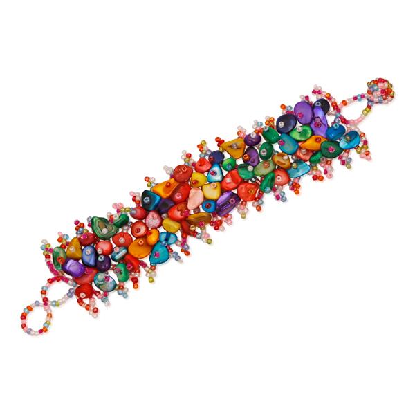 Urthn Multicolor Beads Bracelet - 1402701G