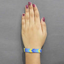 Urthn Silver Plated Multicolor Stone Bracelet - 1403005A