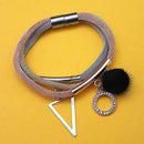 Urthn Three Tone Plated Fashion Magnetic Bracelet - 1403555A