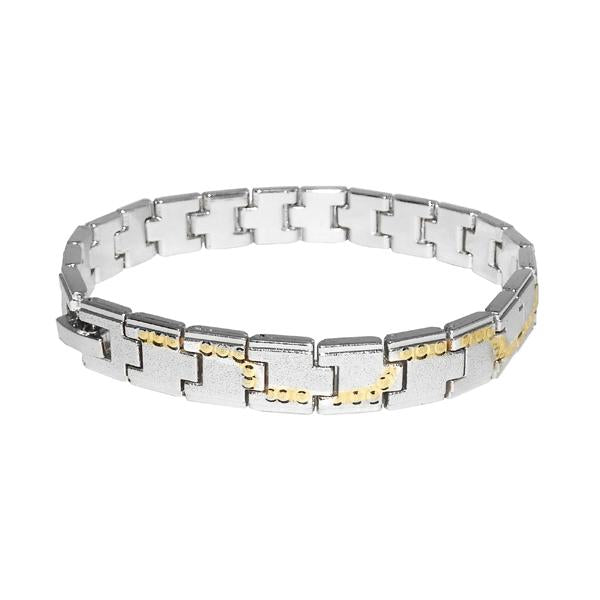 Urthn 2 Tone Plated Chain Mens Bracelet - 1403601