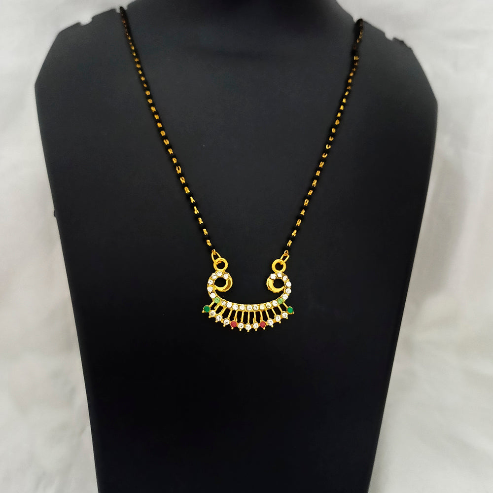 Kriaa Gold Plated Stylish Mangalsutra