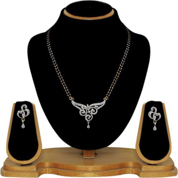 Morini AD Stone Black Beads Mangalsutra - 1500615