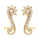 Kriaa Gold Plated Austrian Stone Ear Cuff Earrings - 1501306