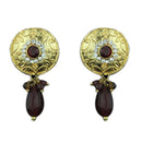 Kriaa Gold Plated Austrian Stone Earrings - 1501314