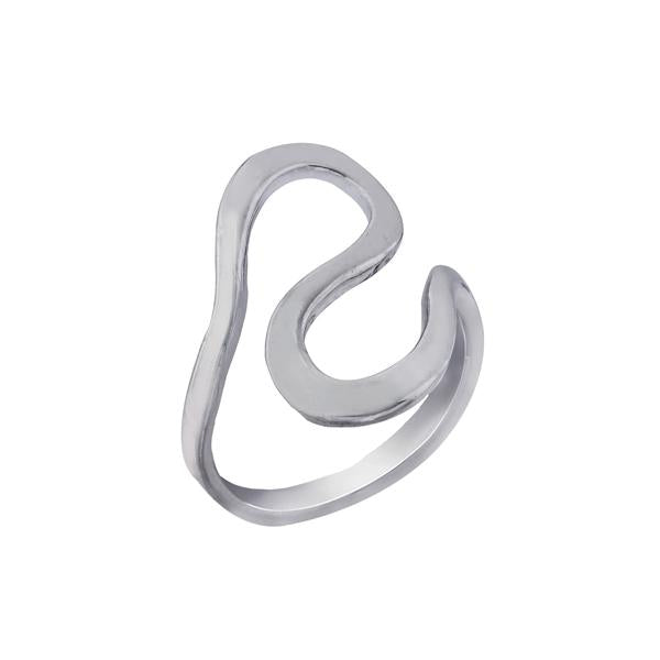 Urthn Zinc Alloy Rhodium Plated Ring - 1501818A_17