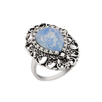 Urthn Silver Plated Blue Stone Ring - 1501852_17