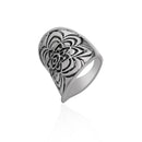 Urthn Rhodium Plated Finger Ring - 1501876_17