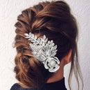 Apurva Pearls Stone Pearl Rhodium Plated Hair Brooch - 1502056A