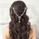 Apurva Pearls Stone Gold Plated Hair Brooch - 1502218A