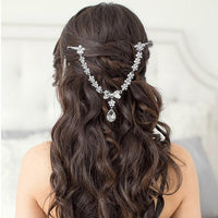 Apurva Pearls Stone Silver Plated Hair Brooch - 1502219B