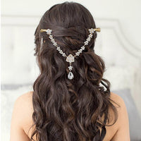 Apurva Pearls Stone Gold Plated Hair Brooch - 1502222A