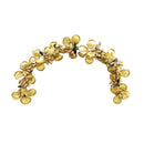 Apurva Pearl Floral Design Yellow Hair Brooch - 1502230B