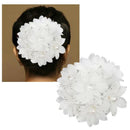 Apurva Pearls Austrian Stone White Pear Floral Hair Brooch - 1502265E