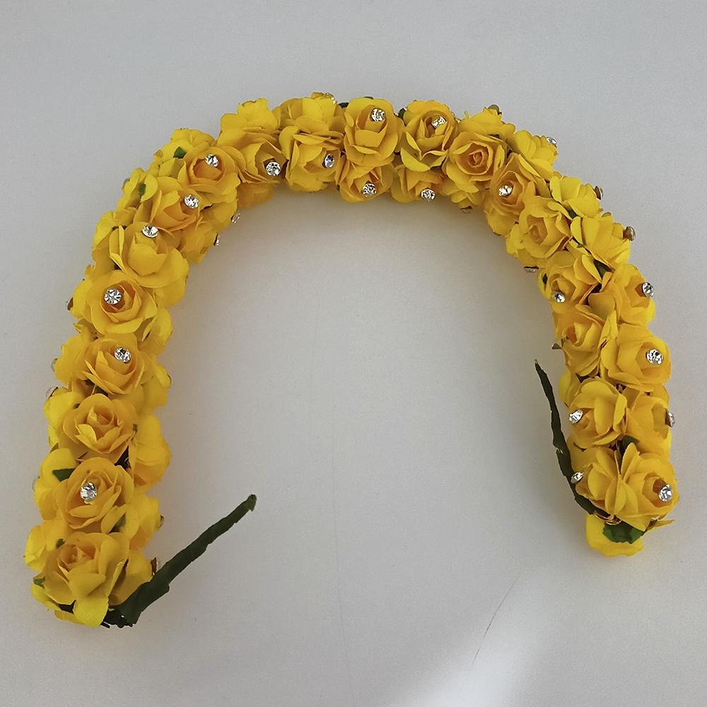 Apurva Pearls Red Floral Hair Brooch  - 1502299E