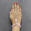 Apurva Pearls Gold Plated Pearl Hand Harness - 1502329A