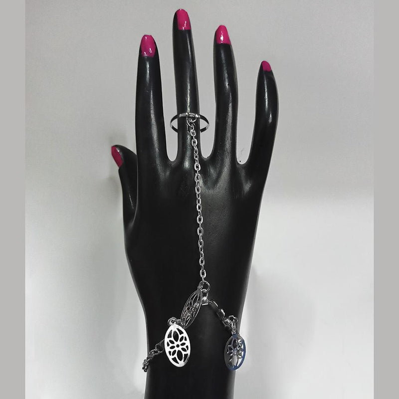 Kriaa Silver Plated Hand Harness -1502347A