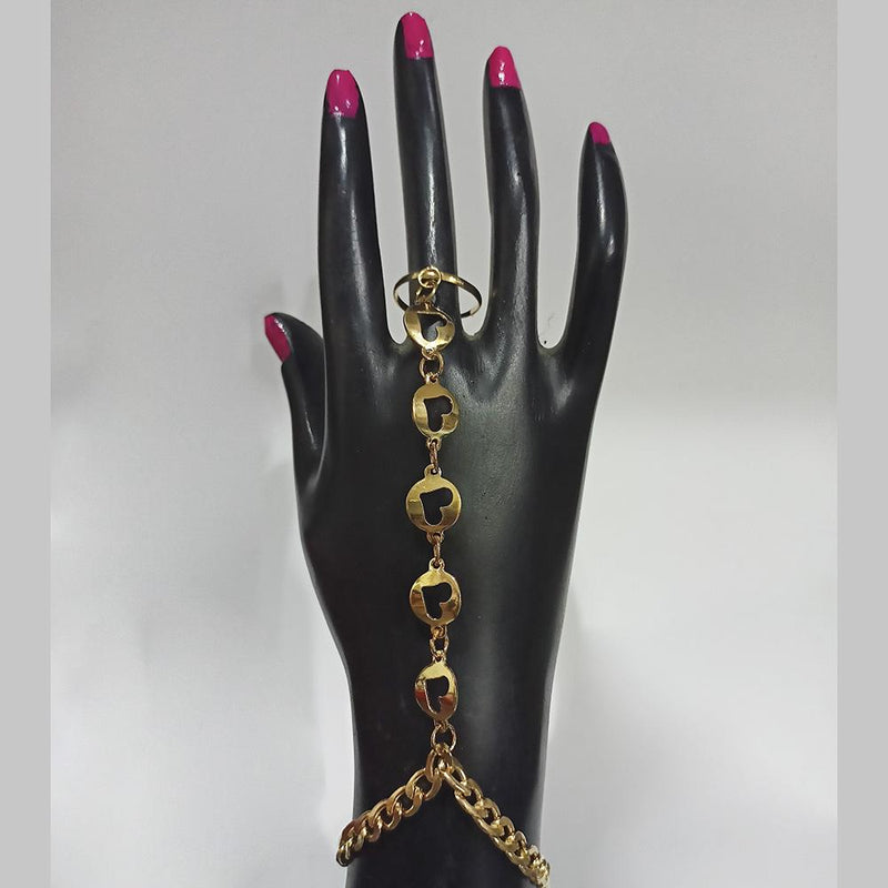 Kriaa Gold Plated Hand Harness -1502365A