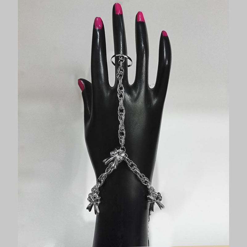 Kriaa Silver Plated Hand Harness -1502367A