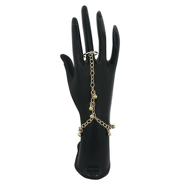 Kriaa Gold Plated Chain Hand Harness