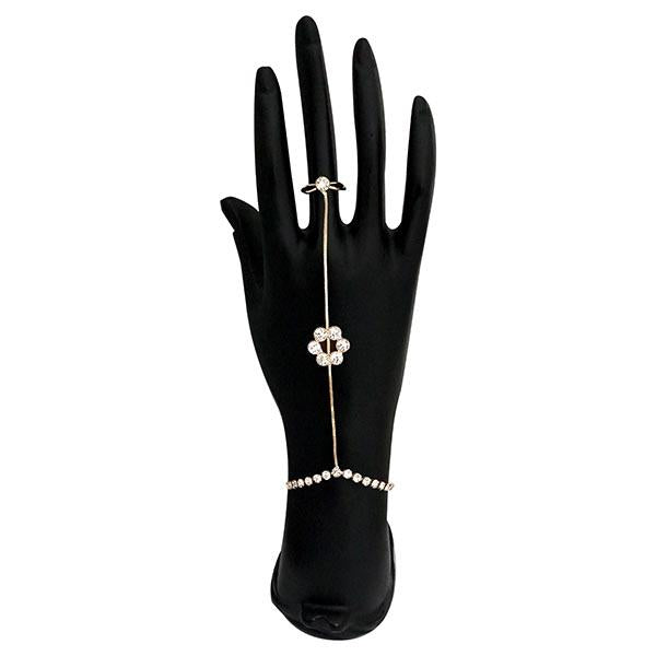 Urthn White Austrian Stone Hand Harness - 1502398B