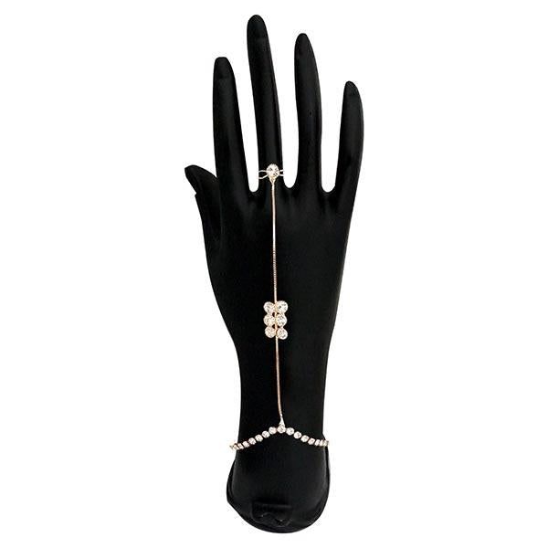Urthn Gold Plated Austrian Stone Hand Harness - 1502399A