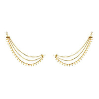 Kriaa Gold Plated Pearl Kan Chain - 1503308