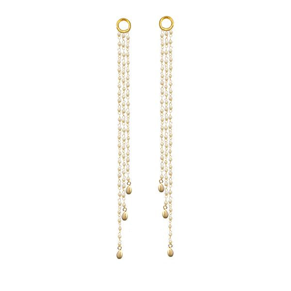 Kriaa Gold Plated Pearl Kan Chain - 1503319