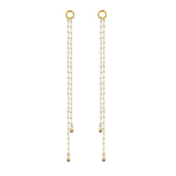 Kriaa Gold Plated Pearl Kan Chain - 1503320