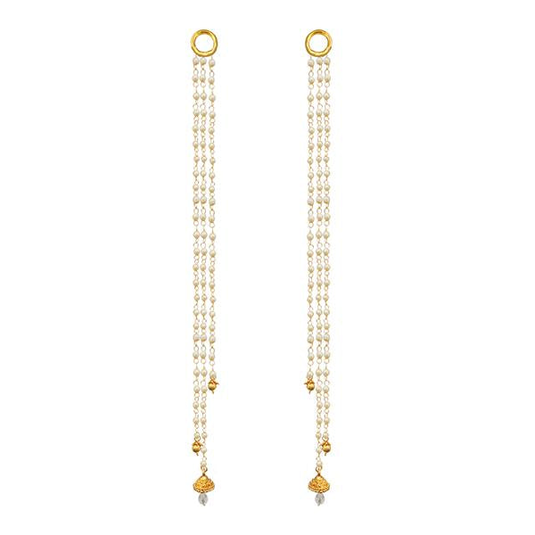 Kriaa Gold Plated Pearl Kan Chain - 1503321