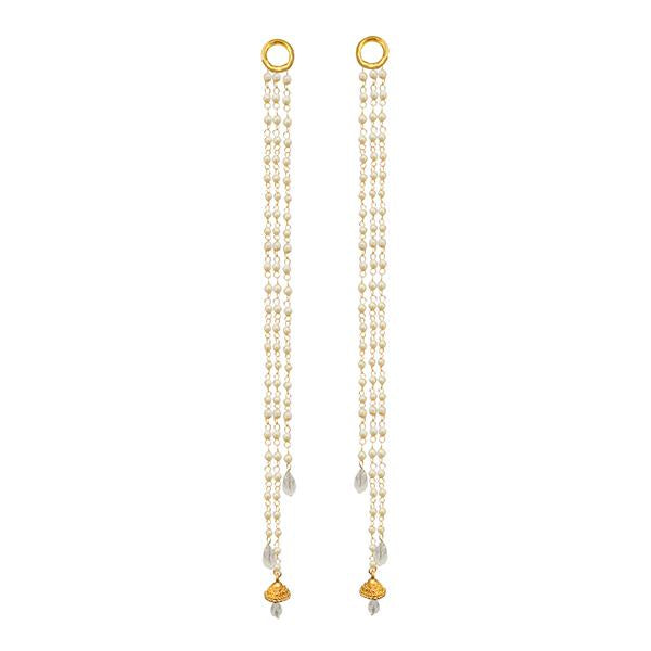 Kriaa Gold Plated Pearl Kan Chain - 1503323