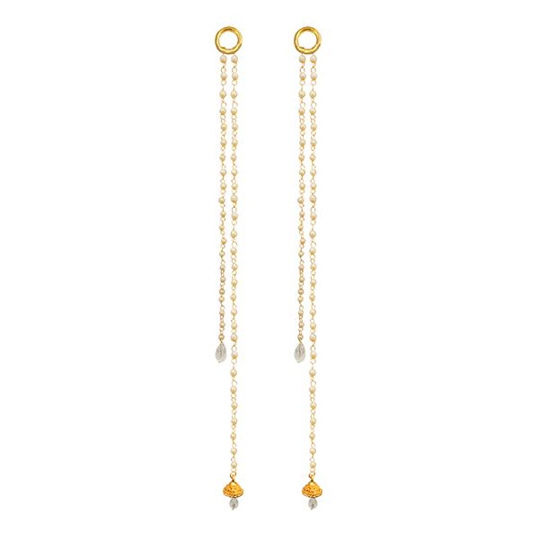 Kriaa Gold Plated Pearl Kan Chain - 1503324