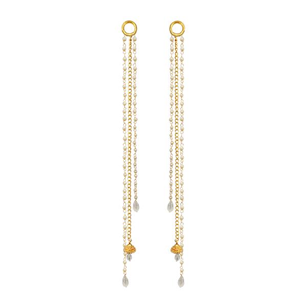 Kriaa Gold Plated Pearl Kan Chain - 1503326