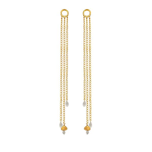 Kriaa Gold Plated Pearl Kan Chain - 1503327