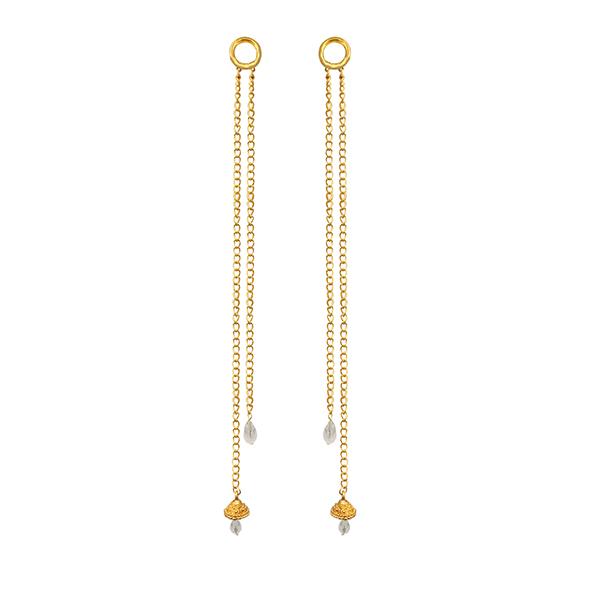 Kriaa Gold Plated Pearl Kan Chain - 1503328