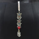 Jeweljunk Oxidised Plated Multi Austrian Stone  Challa -1503806
