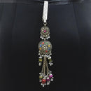 Jeweljunk Oxidised Plated Multi Kundan Challa -1503815